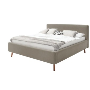 Polsterbett - braun - Materialmix - 201 cm - 105 cm | Möbel Kraft