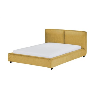 Polsterbettgestell - gelb - Materialmix - 166 cm - 94 cm - cm 226,0 | Möbel Kraft