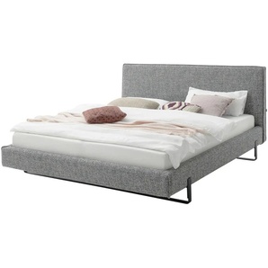Polsterbettgestell - grau - Materialmix - 178 cm - 104 cm | Möbel Kraft