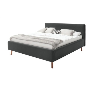 Polsterbett - grau - Materialmix - 181 cm - 105 cm | Möbel Kraft