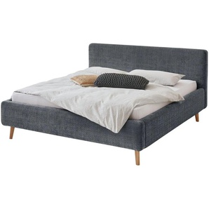 Polsterbett - grau - Materialmix - 181 cm - 105 cm | Möbel Kraft