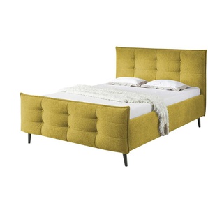 Polsterbettgestell Mario B | gelb | 189 cm | 108 cm |