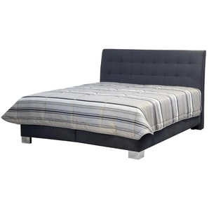 Polsterdoppelbett Naty | grau | 188 cm | 124 cm | cm 226,0 |
