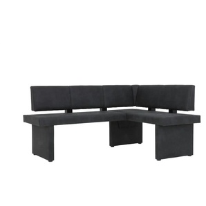Polstereckbank Pia | grau | 128 cm | 86 cm |