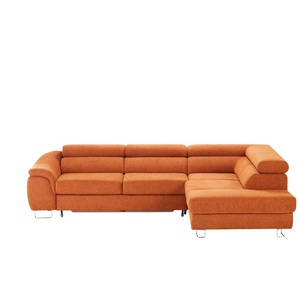 Polsterecke Bianca | orange | 272 cm | 85 cm | cm 219,0 |