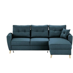 Polsterecke Carla | blau | 230 cm | 93 cm | cm 159,0 |