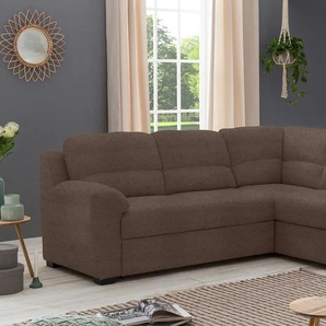 Polsterecke Carla | braun | 240 cm | 84 cm | cm 165,0 |
