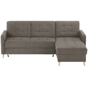 Polsterecke Venus | braun | 222 cm | 87 cm | cm 162,0 |