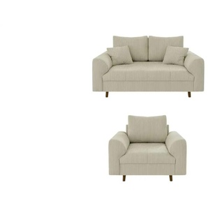 Polstergarnitur 2+1 | beige | 150 cm | 81 cm |