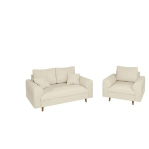 Polstergarnitur 2+1 | beige | 150 cm | 81 cm |