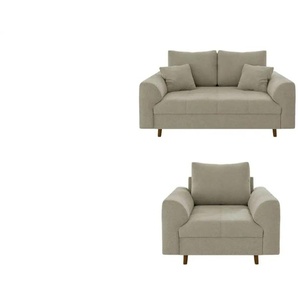 Polstergarnitur 2+1 | beige | 150 cm | 81 cm |