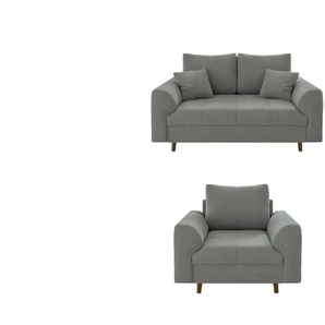 Polstergarnitur 2+1 | grau | 150 cm | 81 cm |