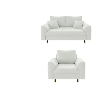 Polstergarnitur 2+1 | weiß | 150 cm | 81 cm |