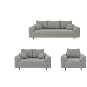 Polstergarnitur 3+2+1 | grau | 210 cm | 81 cm |