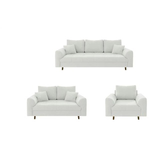 Polstergarnitur 3+2+1 | weiß | 210 cm | 81 cm |