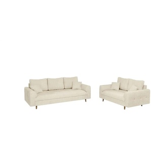 Polstergarnitur 3+2  Trygve ¦ beige ¦ Maße (cm): B: 210 H: 81