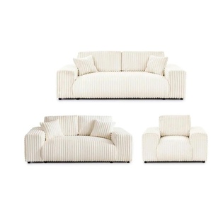 Polstergarnitur 3er-Set | beige | 213 cm | 79 cm |