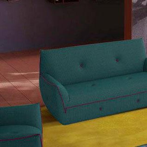 Polstergarnitur EGOITALIANO Yuki Sitzmöbel-Sets Gr. H/T: 85 cm x 90 cm, Microfaser, bunt (bosco, fuchsia) Couchgarnituren Sets Set, bestehend aus einem 2,5- und 2-Sitzer, mit innovativen