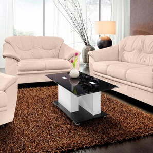 Polstergarnitur SIT & MORE Savona, beige (natur), H:90cm T:90cm, Sitzmöbel-Sets, (2-tlg.), bestehend aus je einem 2- und 3-Sitzer, inklusive Federkern, Topseller