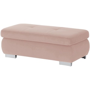 Lounge Collection Polsterhocker  Affair ¦ rosa/pink ¦ Maße (cm): B: 129 H: 47 T: 64.0