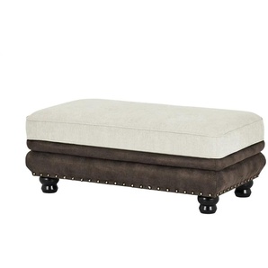 Polsterhocker - beige - Materialmix - 120 cm - 50 cm - cm 60,0 | Möbel Kraft