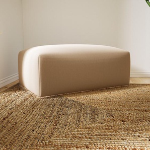 Polsterhocker Cremebeige - Eleganter Polsterhocker: Hochwertige Qualität, einzigartiges Design - 100 x 42 x 64 cm, Individuell konfigurierbar