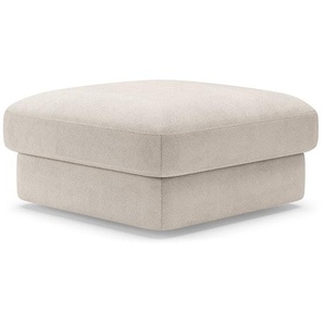Polsterhocker Small Beige/Kaschmir Webstoff Palila Modern