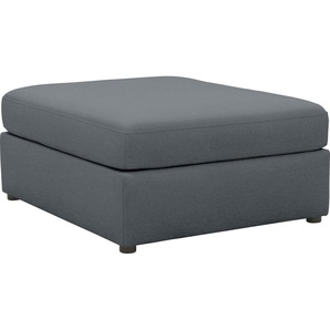 Polsterhocker DOMO COLLECTION Solskin Hocker Gr. B/H/T: 92 cm x 44 cm x 78 cm, Flachgewebe 1, grau Gartenhocker Speziell für Outdoor, witterungsbeständig, incl. Schutzhülle