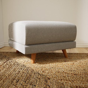 Polsterhocker Eisblau - Eleganter Polsterhocker: Hochwertige Qualität, einzigartiges Design - 60 x 42 x 60 cm, Individuell konfigurierbar