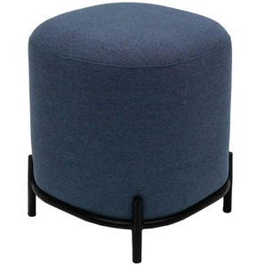 Polsterhocker  Harry ¦ blau ¦ Maße (cm): B: 42 H: 46 T: 42.0