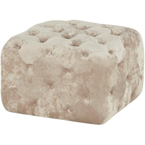Polsterhocker  Heidi ¦ beige ¦ Maße (cm): B: 55 H: 35 T: 55.0