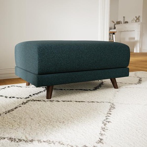 Polsterhocker Jeansblau - Eleganter Polsterhocker: Hochwertige Qualität, einzigartiges Design - 80 x 42 x 60 cm, Individuell konfigurierbar