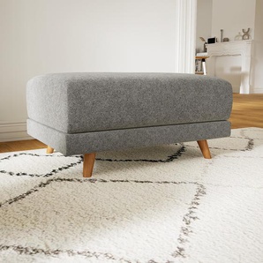 Polsterhocker Kiesgrau - Eleganter Polsterhocker: Hochwertige Qualität, einzigartiges Design - 80 x 42 x 60 cm, Individuell konfigurierbar