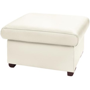 Polsterhocker Lamexa 70 x 44 x 60cm Weiß/Weiß