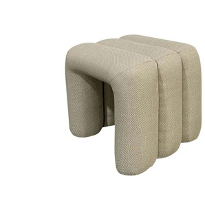 Polsterhocker  Libertina ¦ beige ¦ Maße (cm): B: 43,5 H: 45 T: 43.5