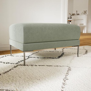 Polsterhocker Minzgrün - Eleganter Polsterhocker: Hochwertige Qualität, einzigartiges Design - 80 x 48 x 60 cm, Individuell konfigurierbar