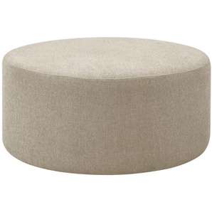 Polsterhocker Moulton 90 x 46cm Beige/Beige Strukturstoff Talta: Beige