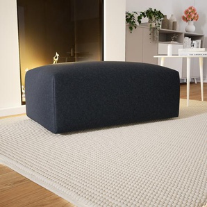 Polsterhocker Nachtblau - Eleganter Polsterhocker: Hochwertige Qualität, einzigartiges Design - 100 x 42 x 64 cm, Individuell konfigurierbar