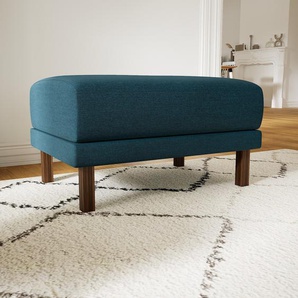 Polsterhocker Ozeanblau - Eleganter Polsterhocker: Hochwertige Qualität, einzigartiges Design - 80 x 48 x 60 cm, Individuell konfigurierbar