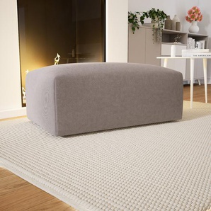 Polsterhocker Sandgrau - Eleganter Polsterhocker: Hochwertige Qualität, einzigartiges Design - 100 x 42 x 64 cm, Individuell konfigurierbar