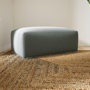 Polsterhocker Taubenblau - Eleganter Polsterhocker: Hochwertige Qualität, einzigartiges Design - 100 x 42 x 64 cm, Individuell konfigurierbar