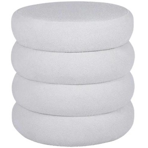 Polsterhocker  Viconovo ¦ creme ¦ Maße (cm): H: 43  Ø: 43