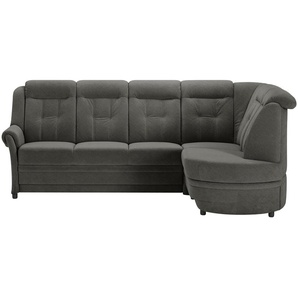 Polstermöbel Oelsa Ecksofa  Andorra ¦ grau ¦ Maße (cm): B: 256 H: 102 T: 185.0