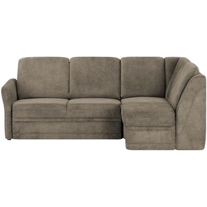 Polstermöbel Oelsa Ecksofa Luna ¦ braun ¦ Maße (cm): B: 224 H: 91 T: 160.0