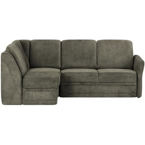 Polstermöbel Oelsa Ecksofa  Luna ¦ grün ¦ Maße (cm): B: 224 H: 91 T: 160.0