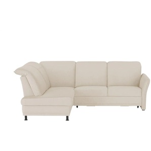 Polstermöbel Oelsa Ecksofa  Mallorca ¦ creme ¦ Maße (cm): B: 258 H: 92 T: 198.0
