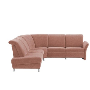 Polstermöbel Oelsa Ecksofa  Mallorca ¦ rosa/pink ¦ Maße (cm): B: 267 H: 92 T: 277.0
