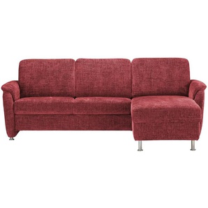 Polstermöbel Oelsa Ecksofa Selecta-Home - rot - Materialmix - 255 cm - 89 cm - cm 164,0 | Möbel Kraft
