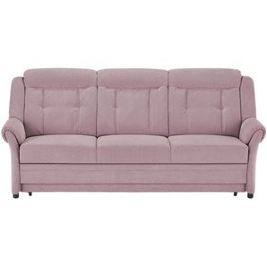 Polstermöbel Oelsa Einzelsofa mit Vorziehfunktion Andorra ¦ rosa/pink ¦ Maße (cm): B: 224 H: 102 T: 98.0