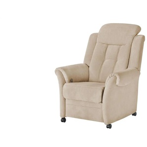 Polstermöbel Oelsa Fernsehsessel auf Rollen Andorra - beige - Materialmix - 87 cm - 108 cm - cm 110,0 | Möbel Kraft